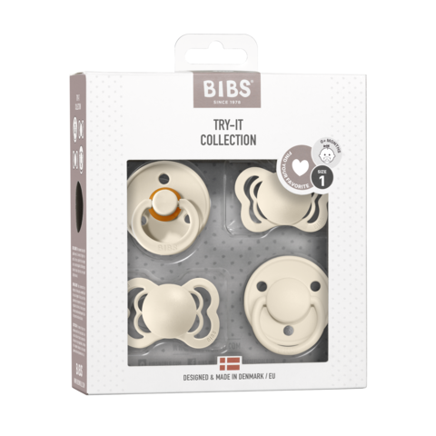 BIBS 0-6 Months Try-it Pacifier Collection - Ivory par BIBS - Baby | Jourès Canada