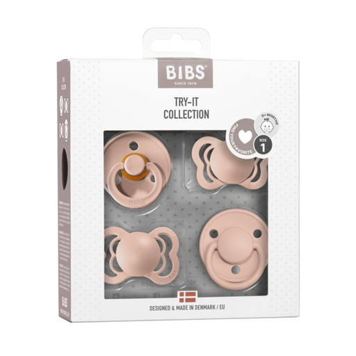 BIBS 0-6 Months Try-it Pacifier Collection - Blush par BIBS - Baby | Jourès Canada
