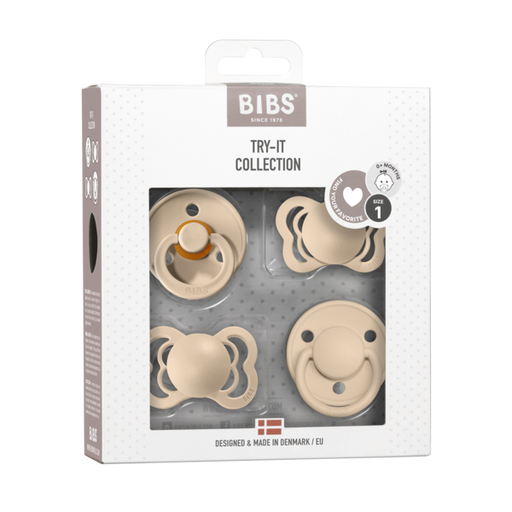 BIBS 0-6 Months Try-it Pacifier Collection - Vanilla par BIBS - Baby | Jourès Canada