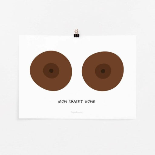 Mini'Poster - Mom Sweet Home - B par Tajinebanane - Breast Milk Pumps & Accessories | Jourès Canada