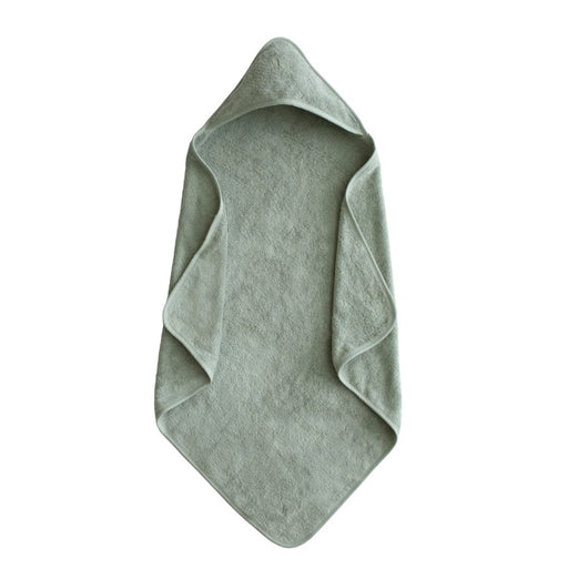 Organic cotton hooded towel - Moss par Mushie - Towels and Washcloths | Jourès Canada