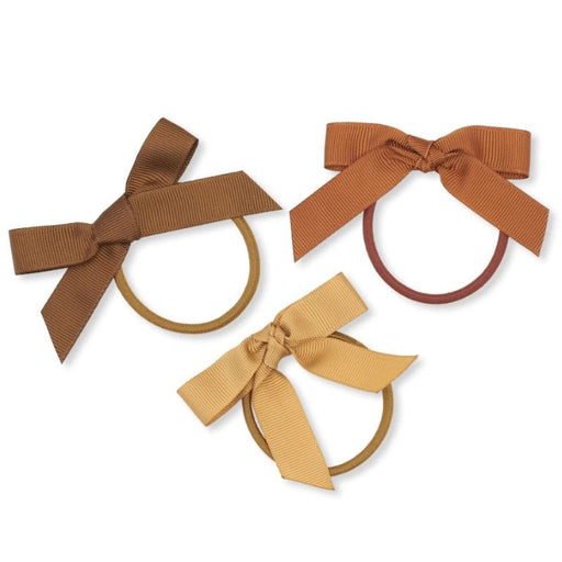 Bow Hair Ties - Pack of 3 - Moonbeam par Konges Sløjd - The Space Collection | Jourès Canada