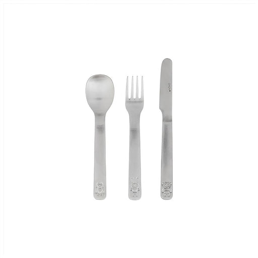 We Love Animals Cutlery - Set of 3 - Brushed Steel par OYOY Living Design - Instagram Selection | Jourès Canada