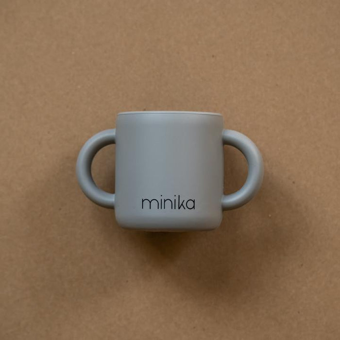Kids Learning cup with handles - Stone par Minika - Baby | Jourès Canada