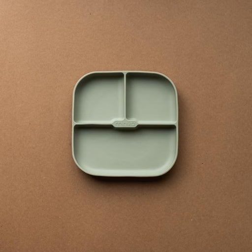 Silicone plate for baby - Sage par Minika - Minika | Jourès Canada