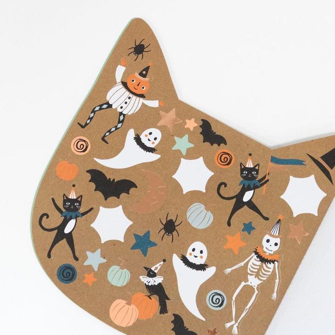 Halloween Cat Sticker Sketch Book par Meri Meri - Arts & Crafts | Jourès Canada