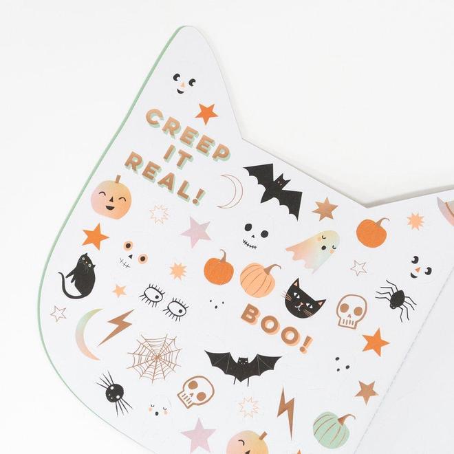 Halloween Cat Sticker Sketch Book par Meri Meri - Arts & Crafts | Jourès Canada