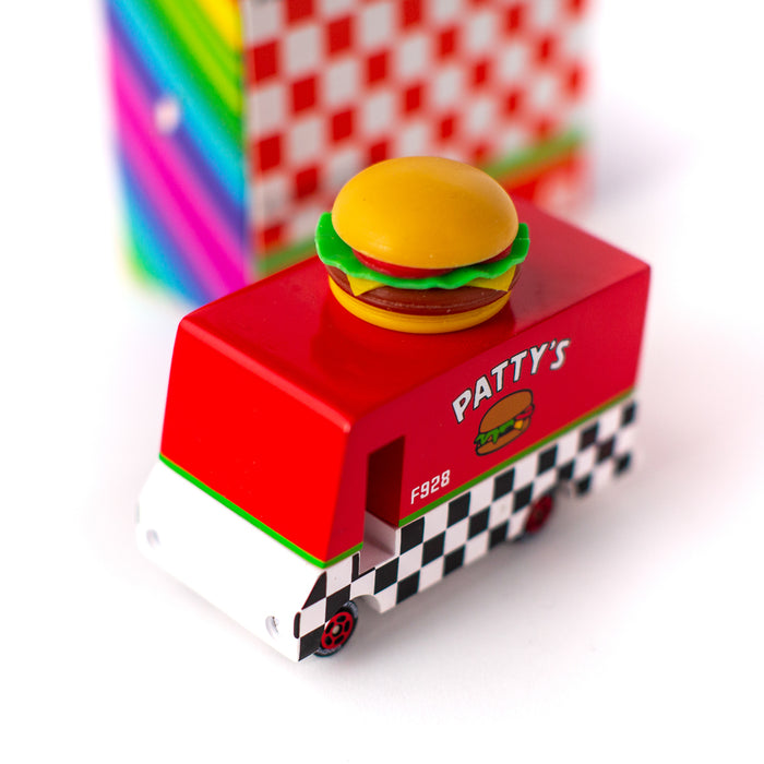 Wooden Toy - Candyvan -  Pattys Hamburger Van par Candylab - Baby | Jourès Canada