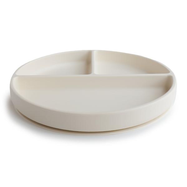 Silicone Suction Plate - Ivory par Mushie - Baby | Jourès Canada