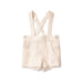 Shorts and suspenders - 6m to 18m - Beige par Pureté du bébé - Baby Shower Gifts | Jourès Canada