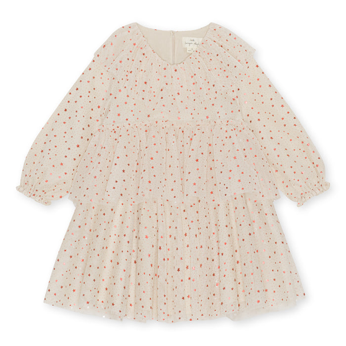 Holidays Glow Dress - 12m to 6T - Etoile/Pink Sparkle par Konges Sløjd - Clothing | Jourès Canada