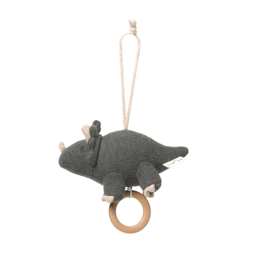 Musical Toy - Triceratops Plushie - It's a small world par Konges Sløjd - Plush Toys & Rattles | Jourès Canada