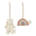 Plushies Animals - Playgym Accessories - Pack of 2 - Rainbow / Unicorn par Konges Sløjd - Baby | Jourès Canada