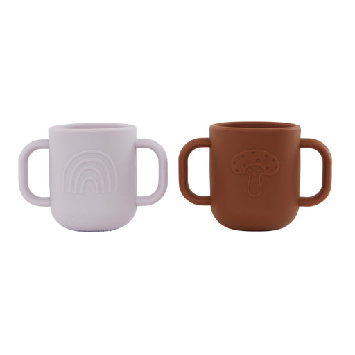 Kappu Cup - Pack of 2 - Lavender / Caramel par OYOY Living Design - OYOY MINI - Cups, Sipping Cups and Straws | Jourès Canada
