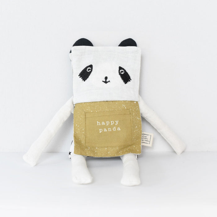 Peluche d'intelligence émotionnelle pour bébé - Panda (en anglais) par Wee Gallery - Bébé | Jourès Canada