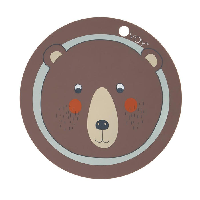 Placemat - OYOY - Bear par OYOY Living Design - Baby Bottles & Mealtime | Jourès Canada