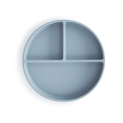 Silicone Suction Plate - Powder Blue par Mushie - Baby | Jourès Canada