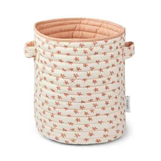 Ally Quilted Basket - Floral/Sea shell par Liewood - Storage | Jourès Canada