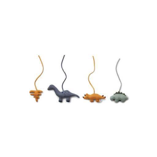 Knitted animals for baby - Gio playgym accessories - Dino mix - Pack of 4 par Liewood - Baby | Jourès Canada