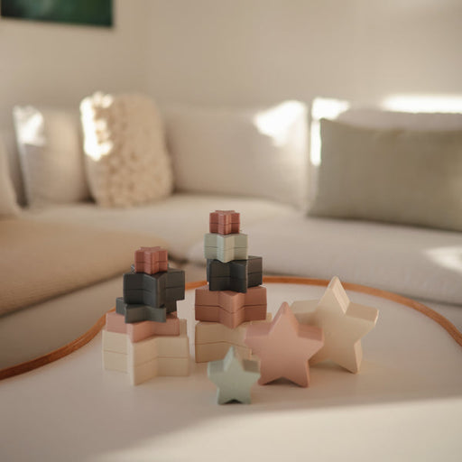 Nesting star toys par Mushie - Stacking Cups & Blocks | Jourès Canada