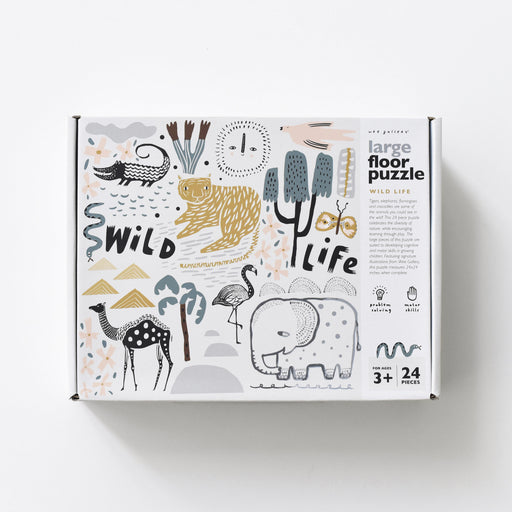 Floor Puzzle - Wild Life par Wee Gallery - Baby - 6 to 12 months | Jourès Canada