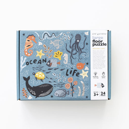 Floor Puzzle - Ocean Life par Wee Gallery - Baby - 6 to 12 months | Jourès Canada