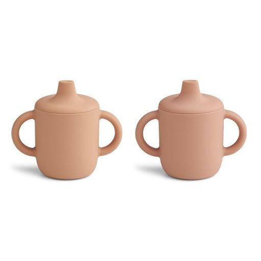 Neil Silicone Sippy Cup - Pack of 2 - Tuscany rose/Pale Tuscany Mix par Liewood - Baby | Jourès Canada