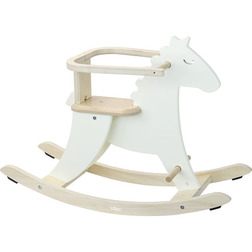 Ride On Rocking Horse with security hoop - Ivory par Vilac - Ride-ons | Jourès Canada