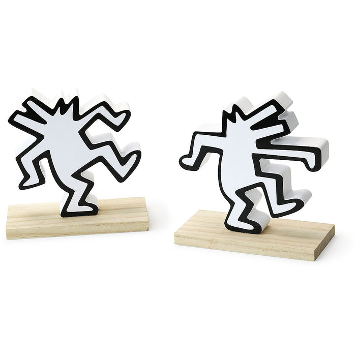 Keith Haring Bookends par Vilac - Arts and Stationery | Jourès Canada