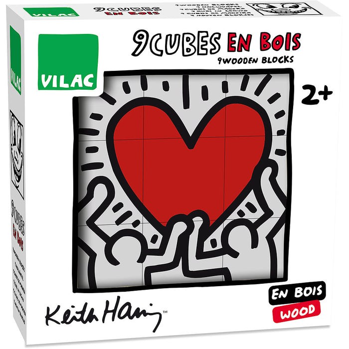 Keith Haring Wooden Cubes par Vilac - Arts and Stationery | Jourès Canada