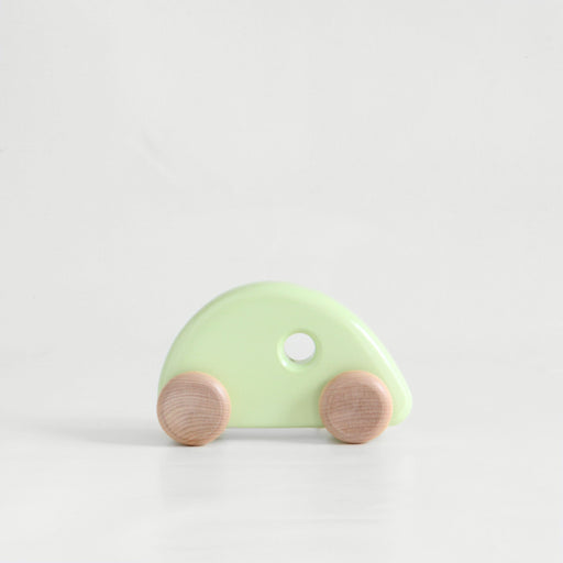 Wooden Car - Mint - Made in Canada par Caribou - Baby | Jourès Canada