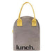 Kids Lunch Bag - Grey / Yellow par Fluf - Back to School | Jourès Canada